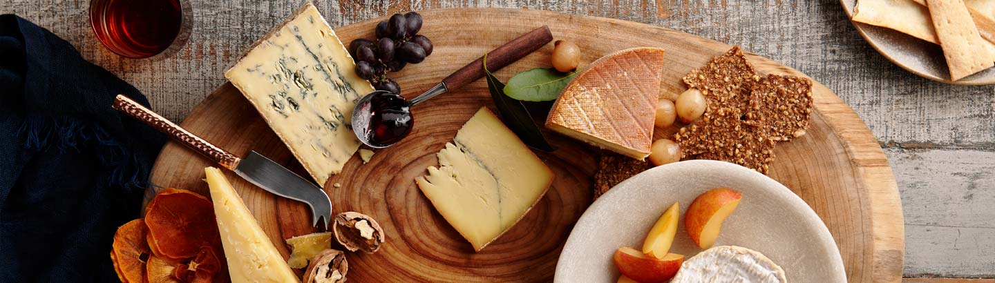 Fruit and cheese platter